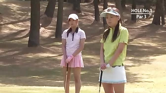 Cute Japanese Girl Fucked By Golf Master All Her Holes