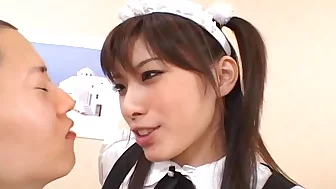 Riko Tachibana in big tits maid fucking