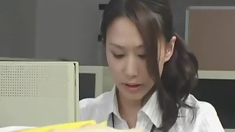 Amazing Japanese girl Chisato Ayukawa in Fabulous Office JAV video