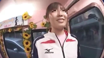 Exotic Japanese chick in Amazing Bus JAV clip