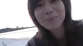 Exotic Japanese whore in Amazing Outdoor, Public JAV video